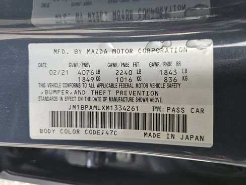 Used 2021 MAZDA MAZDA3 s FWD image 32