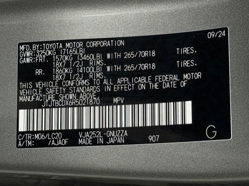 Used 2024 Lexus GX 550 AWD/4WD image 22