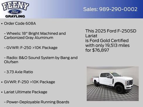 Used 2025 Ford F250 Lariat w/ Lariat Ultimate Package image 13