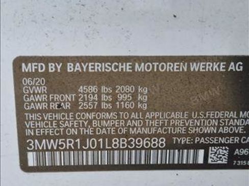 Used 2020 BMW 330i Sedan w/ Premium Package RWD image 21