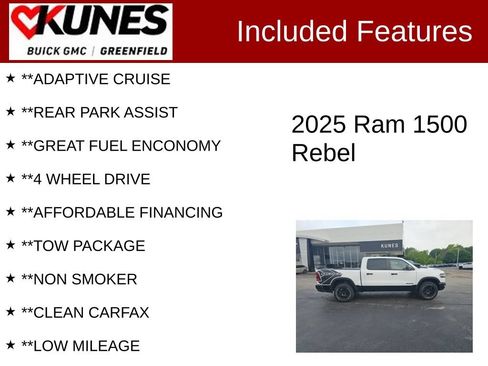 Used 2025 RAM 1500 Rebel AWD/4WD image 3