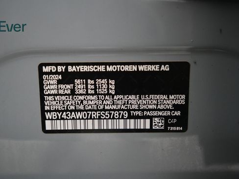 Used 2024 BMW i4 eDrive35 w/ M Sport Package RWD image 28