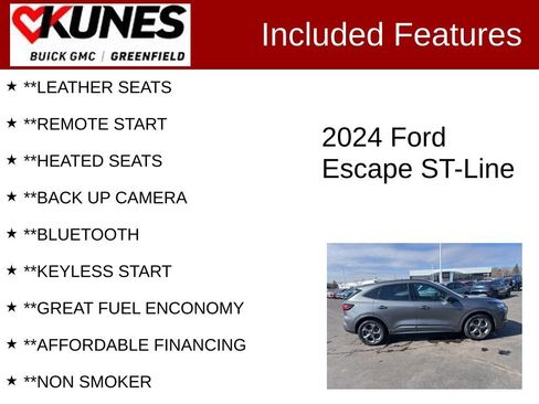 Used 2024 Ford Escape ST-Line image 2