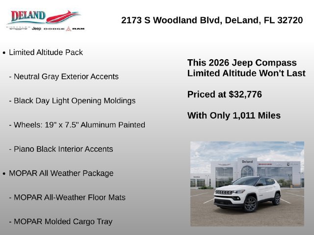 New 2026 Jeep Compass Limited w/ Sun, Sound & Navigation Group AWD/4WD image 22