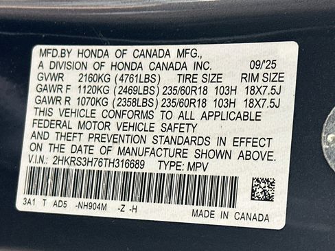 Used 2026 Honda CR-V EX-L image 12