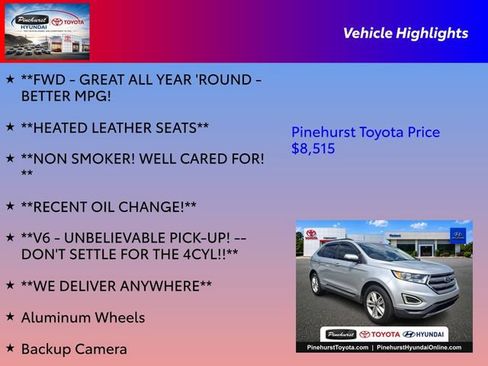 Used 2017 Ford Edge SEL w/ Equipment Group 201A FWD image 29