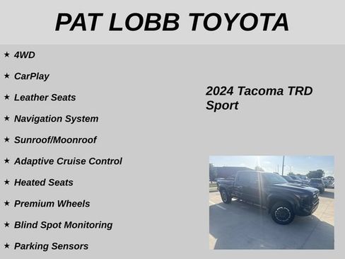 Used 2024 Toyota Tacoma TRD Sport w/ TRD Sport Premium Package AWD/4WD image 11