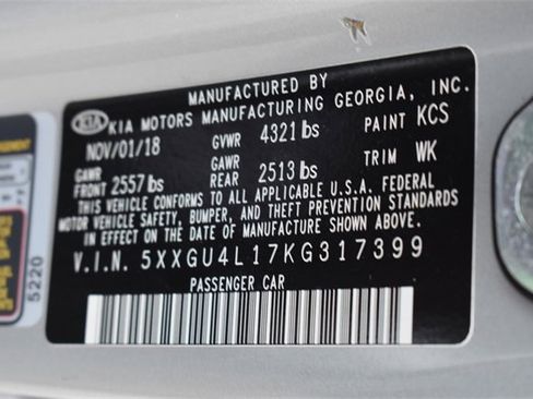 Used 2019 Kia Optima EX image 35