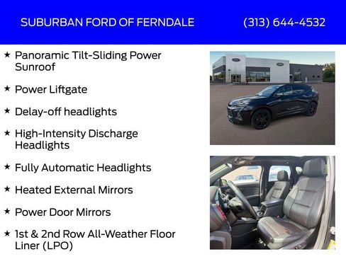 Used 2019 Chevrolet Blazer RS w/ Sun and Wheels Package AWD/4WD image 13