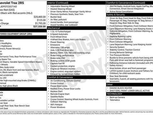 Used 2026 Chevrolet Trax RS FWD image 8