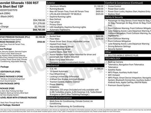 New 2026 Chevrolet Silverado 1500 RST w/ RST All Star Premium Package AWD/4WD image 4