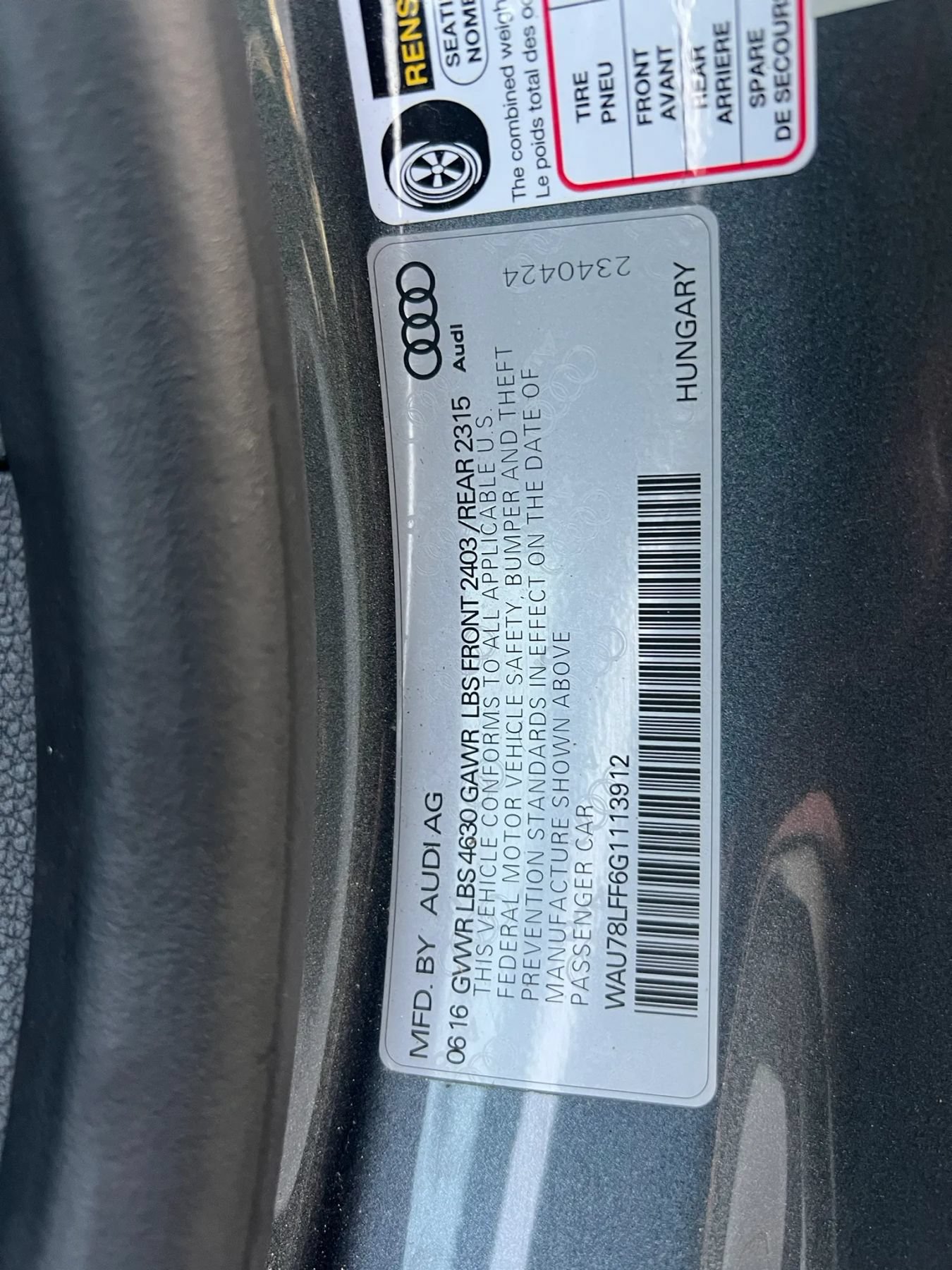 Used 2016 Audi A3 2.0T Premium AWD/4WD image 56