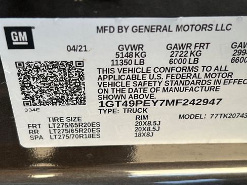 Used 2021 GMC Sierra 2500 AT4 w/ AT4 Preferred Package image 25