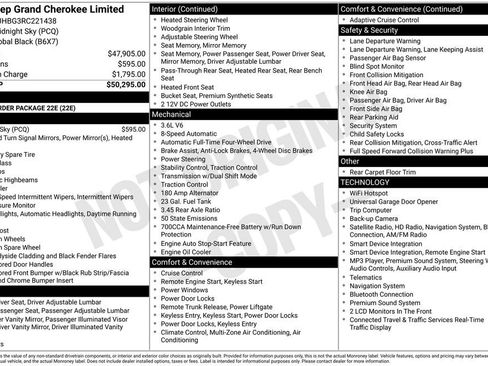 Used 2024 Jeep Grand Cherokee Limited AWD/4WD image 4