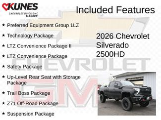 New 2026 Chevrolet Silverado 2500 LTZ w/ Trail Boss Package AWD/4WD video 2