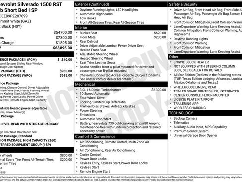 Used 2023 Chevrolet Silverado 1500 RST w/ Convenience Package II AWD/4WD image 25