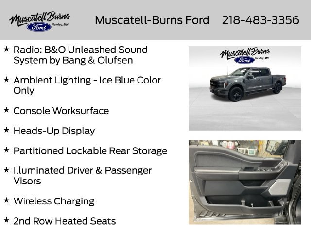 Used 2025 Ford F150 Lariat w/ Equipment Group 502A High AWD/4WD image 16