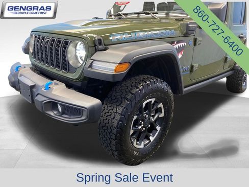 Used 2024 Jeep Wrangler Unlimited Rubicon 4xe w/ Technology Group AWD/4WD image 49