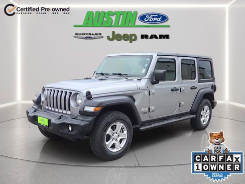 Certified 2018 Jeep Wrangler Unlimited Sport S AWD/4WD image 1