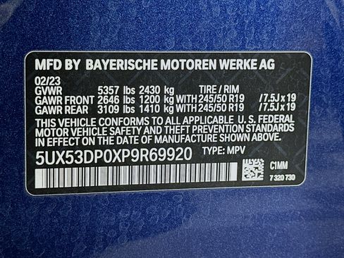 Used 2023 BMW X3 xDrive30i w/ Premium Package image 12