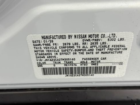 New 2026 Nissan Leaf SV+ w/ Illuminated Package FWD image 28