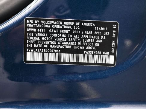 Used 2019 Volkswagen Passat 2.0T Wolfsburg image 25