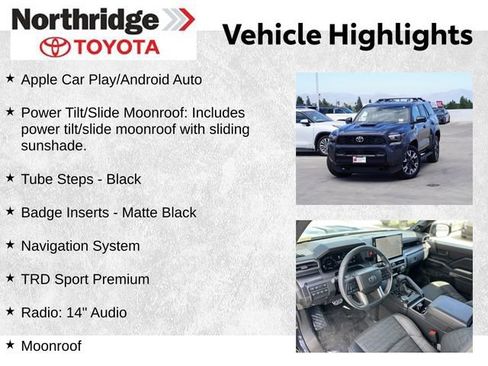 Used 2025 Toyota 4Runner TRD Sport Premium AWD/4WD image 2