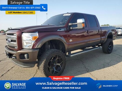 Used 2016 Ford F250 King Ranch w/ King Ranch w/Chrome Package AWD/4WD image 1
