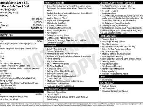 Certified 2022 Hyundai Santa Cruz SEL Premium image 3