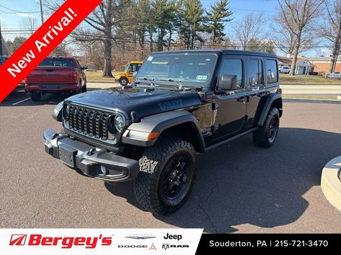 Certified 2025 Jeep Wrangler Willys 4xe image 1