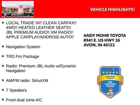Certified 2023 Toyota Tacoma TRD Pro AWD/4WD image 2