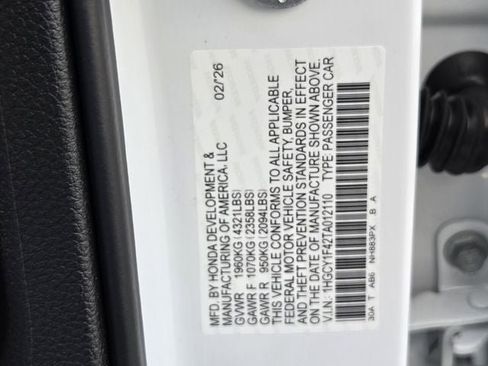 New 2026 Honda Accord SE image 15