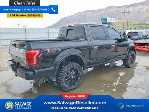 Used 2015 Ford F150 Platinum w/ Max Trailer Tow Package AWD/4WD image 4
