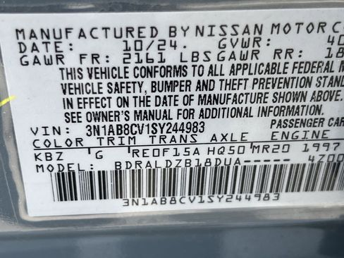 Used 2025 Nissan Sentra SV FWD image 10