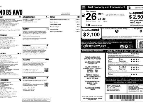 Used 2023 Volvo XC40 B5 Core image 3