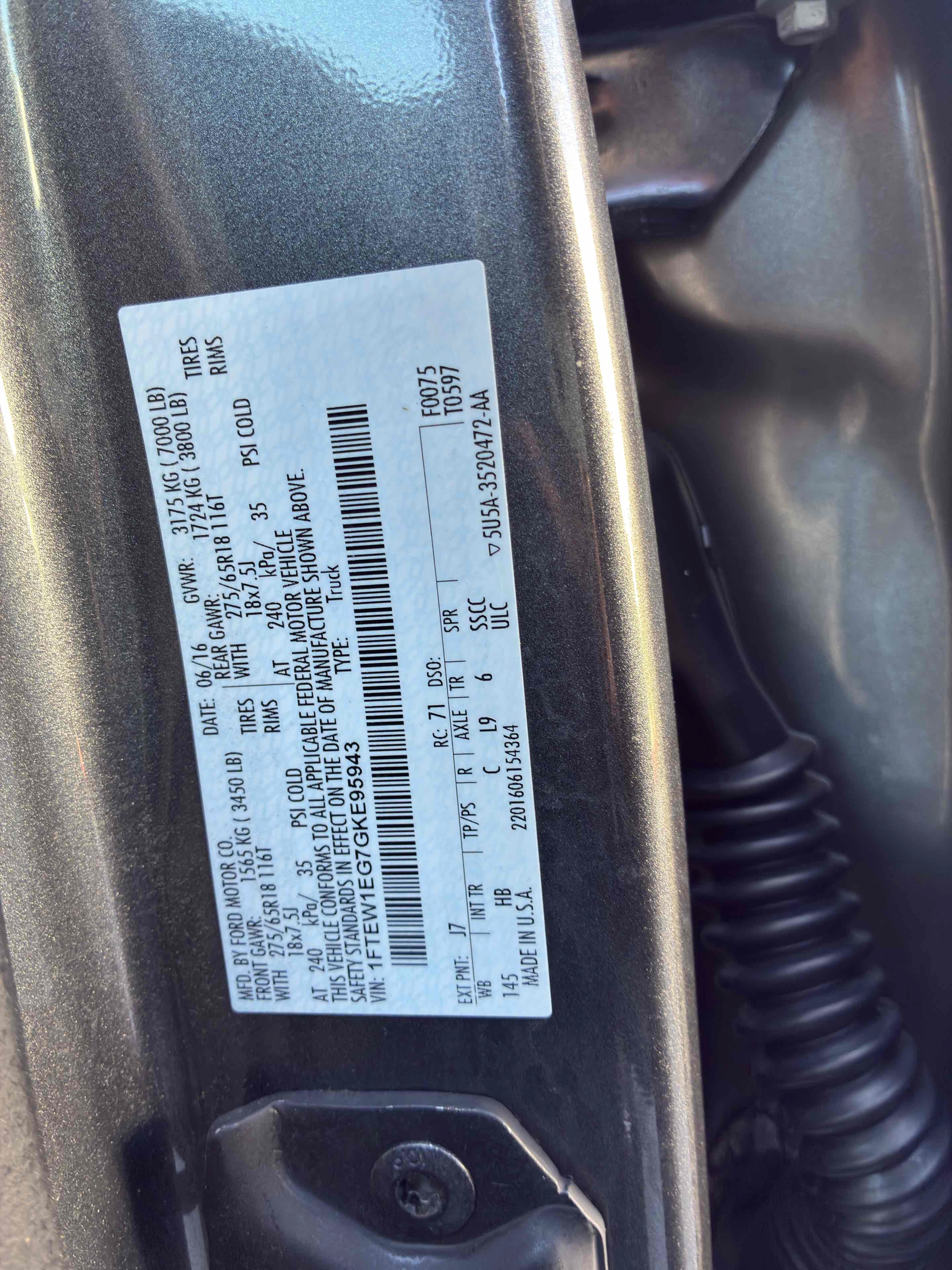 Used 2016 Ford F150 Lariat w/ Equipment Group 501A Mid AWD/4WD image 62