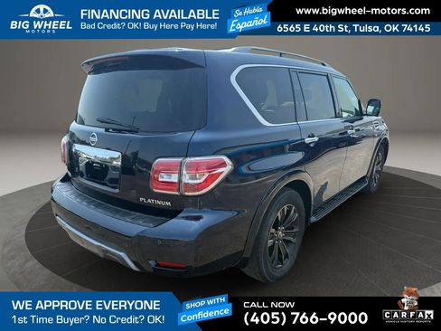 Used 2019 Nissan Armada Platinum w/ Captain's Chairs Package AWD/4WD image 5