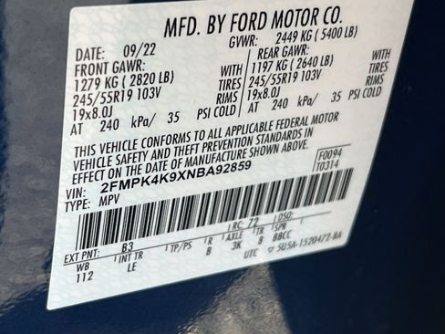 Certified 2022 Ford Edge Titanium image 28