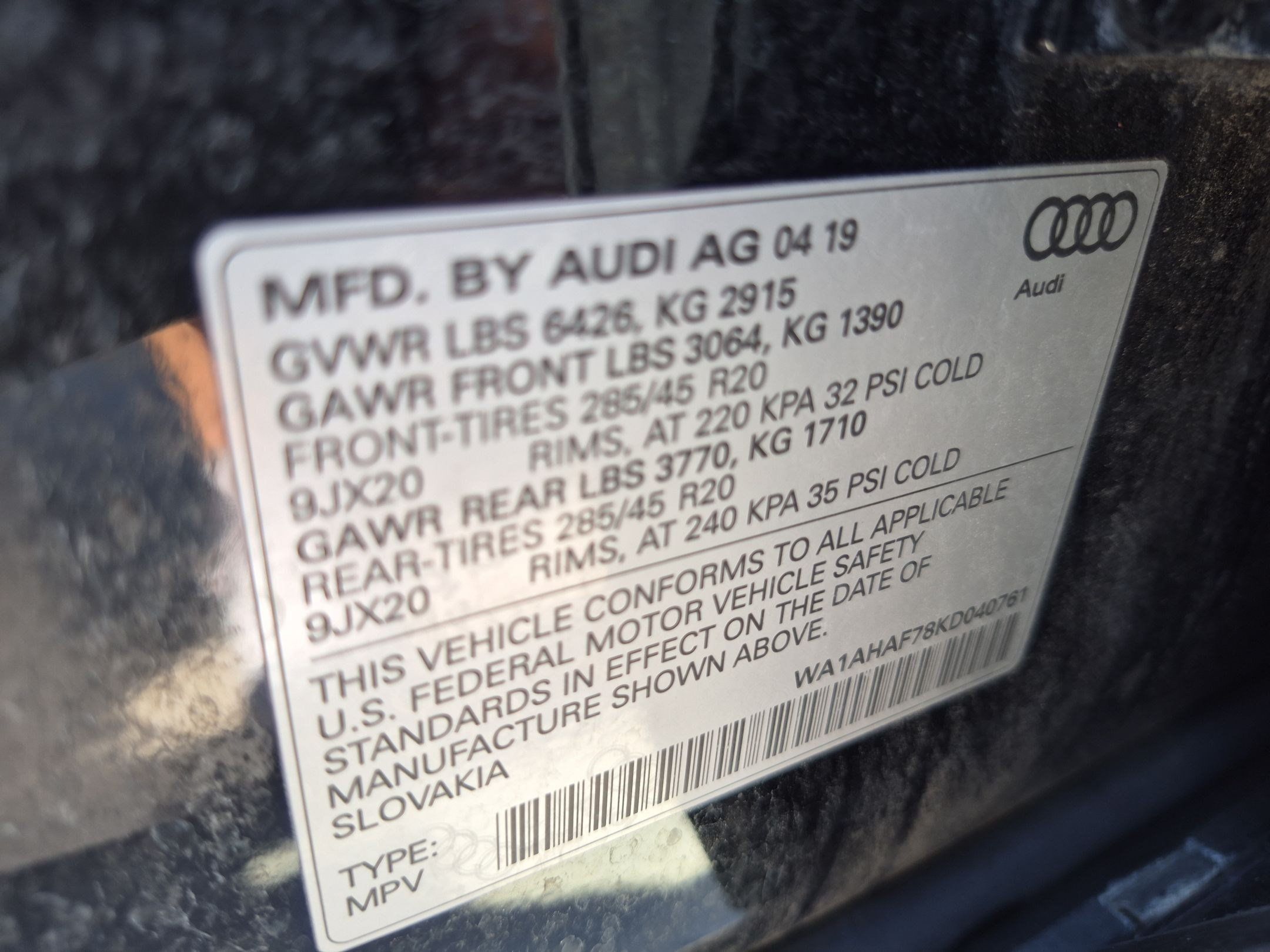 Used 2019 Audi Q7 2.0T Premium w/ Convenience Package AWD/4WD image 35