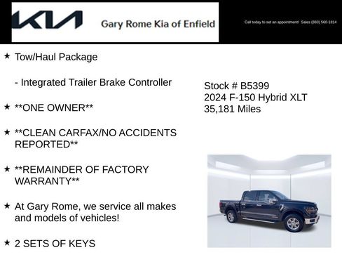 Used 2024 Ford F150 XLT w/ Equipment Group 302A MID AWD/4WD image 19