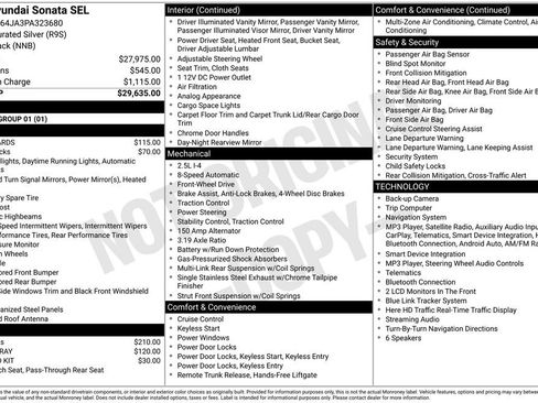 Certified 2023 Hyundai Sonata SEL FWD image 40