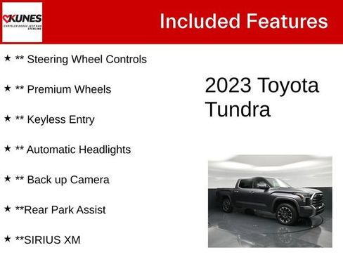 Used 2023 Toyota Tundra Limited AWD/4WD image 5