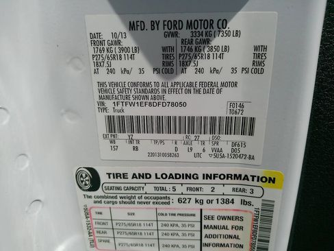 Used 2013 Ford F150 FX4 w/ Mid Equipment Group AWD/4WD image 36