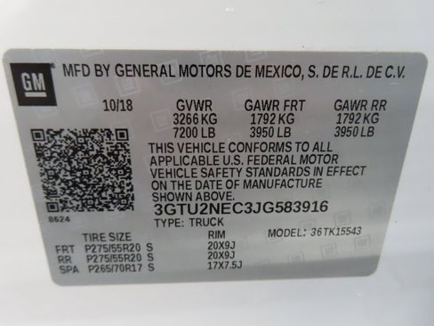 Used 2018 GMC Sierra 1500 SLT w/ SLT Premium Package image 61