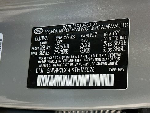 Used 2026 Hyundai Santa Fe SEL image 12