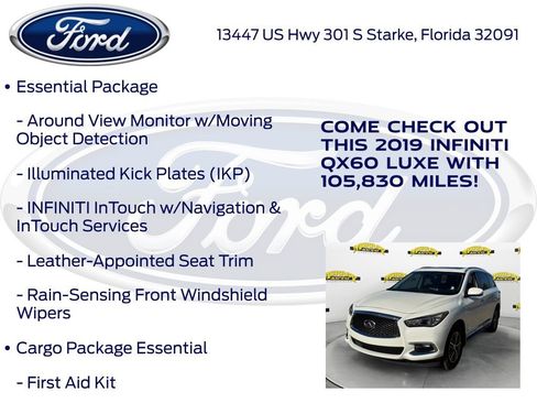 Used 2019 INFINITI QX60 Luxe w/ Essential Package image 15