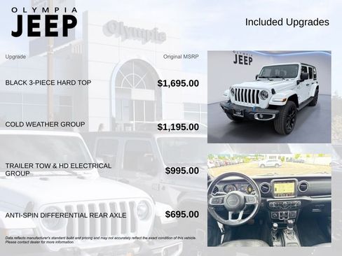 Certified 2022 Jeep Wrangler Unlimited Sahara w/ Cold Weather Group image 4