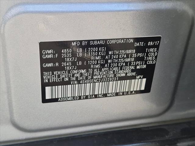 Used 2018 Subaru Outback 3.6R Limited AWD/4WD image 13