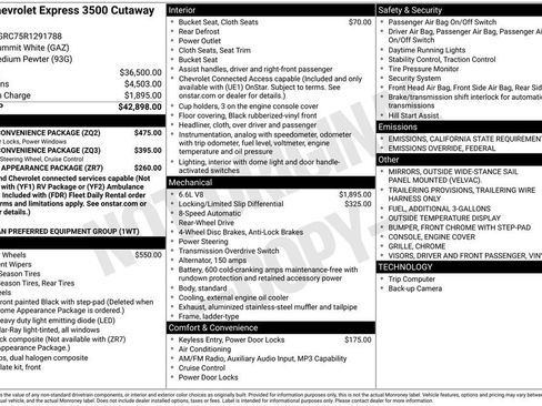 New 2024 Chevrolet Express 3500 w/ Power Convenience Package image 11