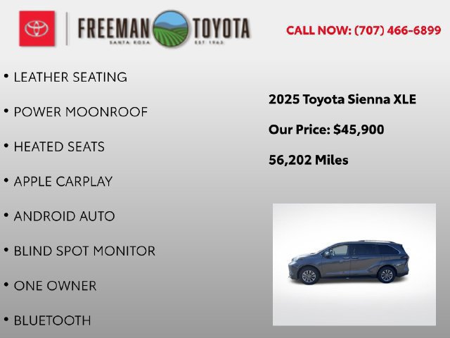 Used 2025 Toyota Sienna XLE FWD image 5